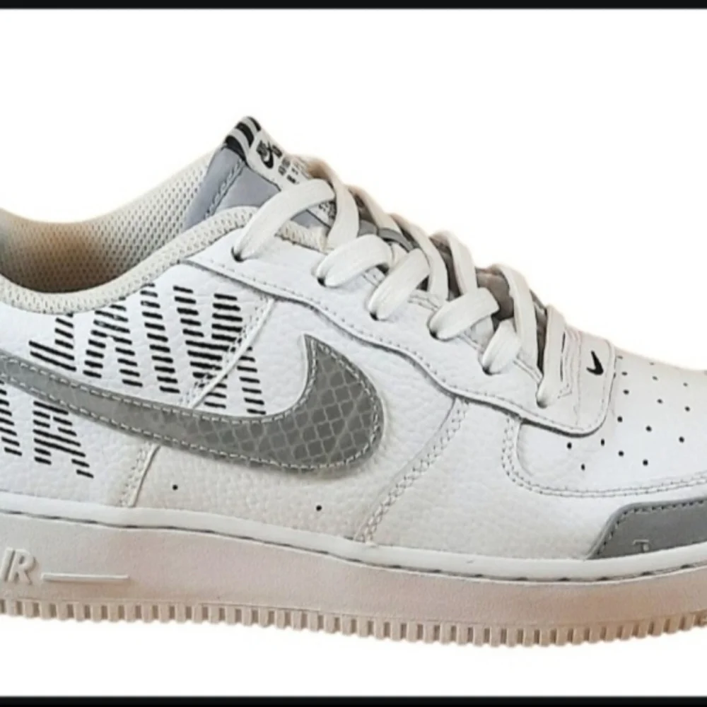 Nike Air Force 1 Low LV8 'White /Wolf Grey (GS)